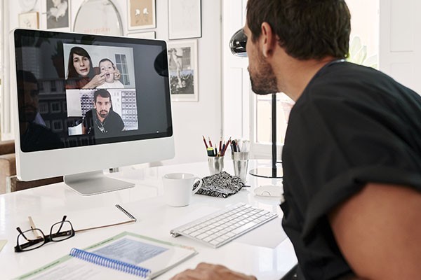 Patient and doctor conference call