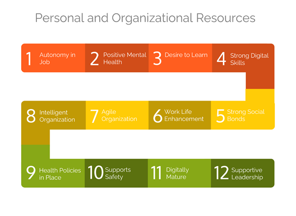 Personal and organizational resources flow chart