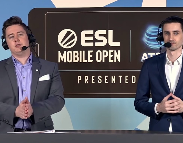 Hosts announcing at ESL Mobile Open