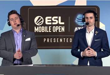 Hosts announcing at ESL Mobile Open